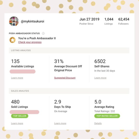 💗Buy with Confidence! Posh Ambassador & 5⭐️Seller - Picture 2 of 3